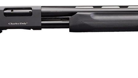 Charles Daly 930223 301 20 Gauge 3" 4+1 26" Vent Rib Blued Barrel, Black Anodized Aluminum Receiver, Checkered Black Synthetic Stock & Forend, Auto Ejection, Includes 3 Choke Tubes