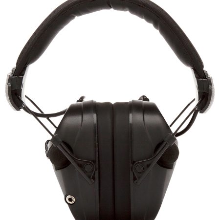 Pyramex VGPME20 Venture Gear Sentinel Muff Polymer 26 dB Over the Head Black Adult 1 Pair