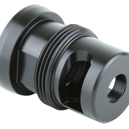 Griffin Armament TMM762 Taper Mount Minimalist Black 17-4 Stainless Steel with 5/8"-24 tpi Threads, 1.34" OAL & 1.07" Diameter for 30 Cal