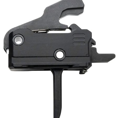 Rise Armament T017FBLK RA-140 Super Sporting Black Hardcoat Anodized Flat Trigger Single-Stage 3.50 lbs Draw Weight Fits AR-Platform Right Hand