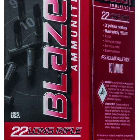 CCI 10026 Blazer Rimfire 22LR 38gr Lead Round Nose 425 Per Box/8 Case