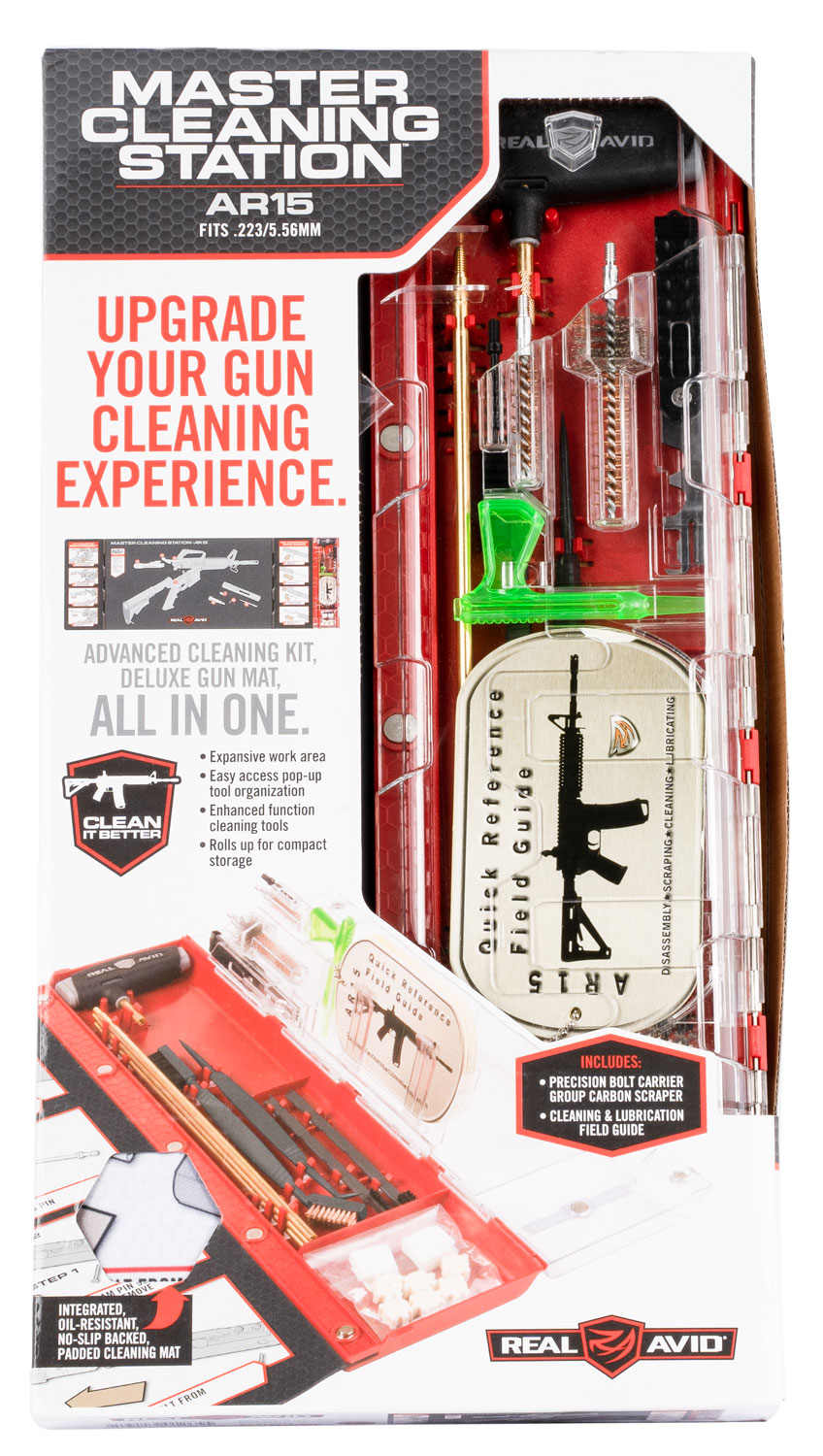 Real Avid AVMCSAR Master Cleaning Station AR15 223 Rem,5.56x45mm NATO Rifle