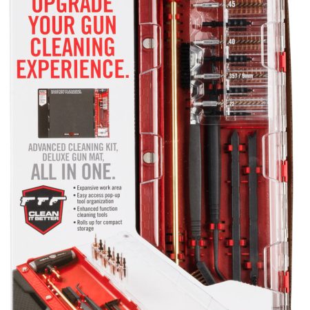 Real Avid AVMCSP Master Cleaning Station Pistol .22/9mm/.357/.38/.40/.45 Cal Bronze, Nylon