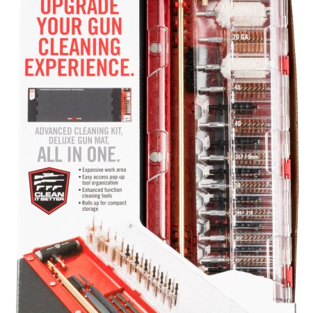 Real Avid AVMCSU Master Cleaning Station Universal Rifle/Shotgun Bronze/Nylon Bristles Black/Red