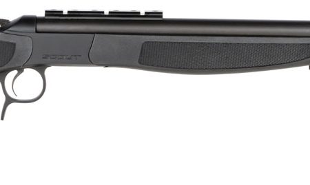 CVA CR4830 Scout  Full Size 450 Bushmaster 1rd 25" Matte Blued Single Shot Barrel, Matte Blued Steel Receiver w/DuraSight Rail, Black Fixed Synthetic Stock, Ambidextrous