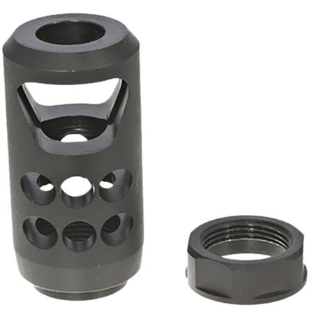 Ruger 90641 American Muzzle Brake Black Matte Steel 11/16"x24 Threads, 2.20" OAL, 1" Diameter 45-70 Gov/450 Bushmaster