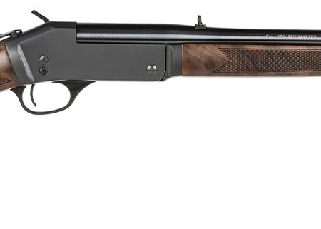 Henry H015450 Single Shot 450 Bushmaster Caliber with 1rd Capacity, 22" Barrel, Overall Blued Metal Finish & American Walnut Stock, Right Hand (Full Size)