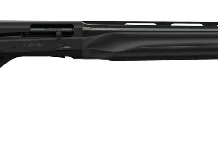 Retay USA GORBLK26 Gordion Waterfowl Inertia Plus 12 Gauge with 26" Deep Bore Drilled Barrel, 3" Chamber, 4+1 Capacity, Matte Black Anodized Metal Finish & Black Synthetic Stock Right Hand (Full Size)