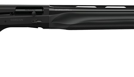 Retay USA GORBLK28 Gordion Waterfowl Inertia Plus 12 Gauge with 28" Deep Bore Drilled Barrel, 3" Chamber, 4+1 Capacity, Matte Black Anodized Metal Finish & Black Synthetic Stock Right Hand (Full Size)