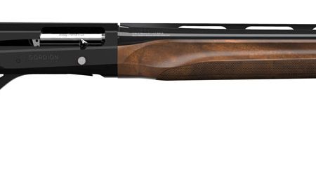 Retay USA GORPLBLK26 Gordion Upland Inertia Plus 12 Gauge with 26" Deep Bore Drilled Barrel, 3" Chamber, 4+1 Capacity, Polished Jet Black Metal Finish & Turkish Walnut Stock Right Hand (Full Size)