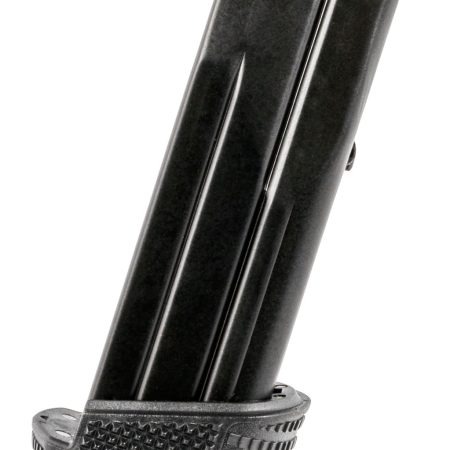 FN 20100379 509 Compact 15rd Detachable w/Mag Sleeve 9mm Luger Black Steel