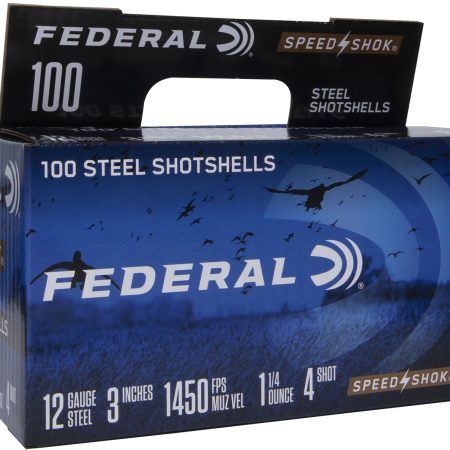 Federal WF1421004 Speed-Shok 12Gauge 3" 1 1/4oz 4Shot 100 Per Box/2 Case