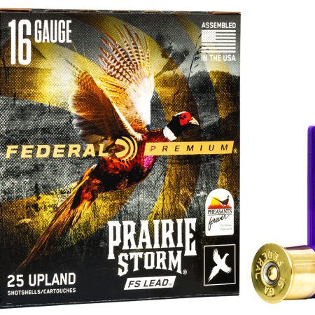 Federal PFX164FS4 Premium Prairie Storm FS 16Gauge 2.75" 1 1/8oz 4Shot 25 Per Box/10 Case