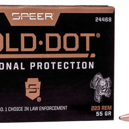 Speer 24468 Gold Dot Personal Protection 223Rem 55gr Soft Point 20 Per Box/10 Case