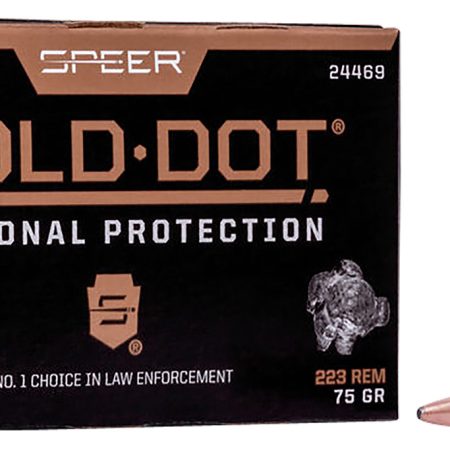 Speer 24469 Gold Dot Personal Protection 223Rem 75gr Soft Point 20 Per Box/10 Case