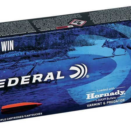 Federal V243VM75 Varmint & Predator 243Win 75gr Hornady V-Max 20 Per Box/10 Case