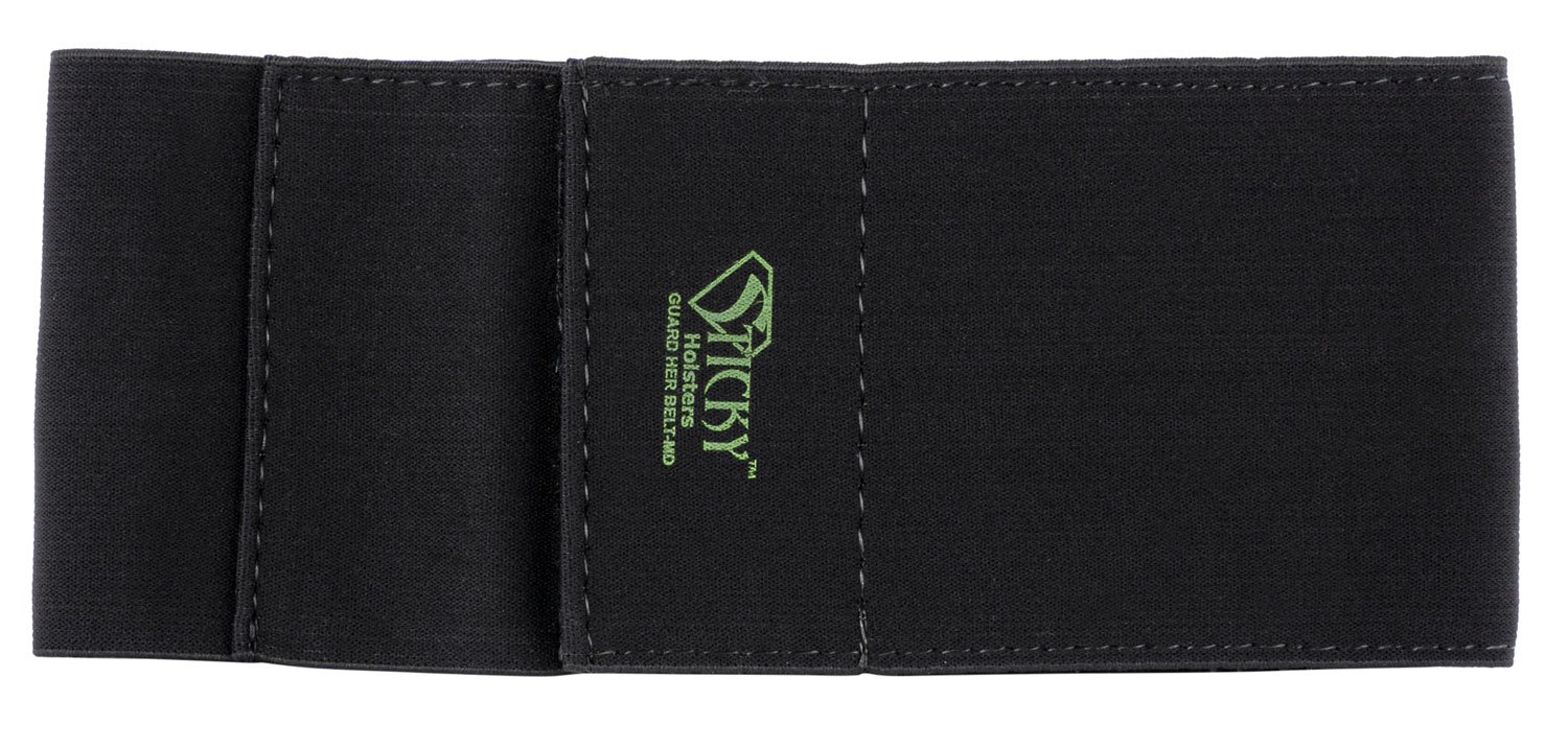 Sticky Holsters GHBMD Guard Her Garter Size Medium Black Elastic