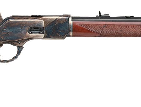 Taylors & Company 550175 1873  357 Mag Caliber with 10+1 Capacity, 20" Blued Octagon Barrel, Color Case Hardened Metal Finish & Walnut Fixed Pistol Grip Stock Right Hand (Full Size)