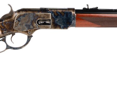 Taylors & Company 550202DE 1873 Taylor Tuned 357 Mag 10+1 18" 1/2 Octagon Barrel Walnut Fixed Pistol Grip Stock Color Case Hardened Right Hand