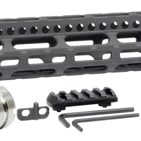 Midwest Industries MIULW15 Ultralight  AR-15 Black Hardcoat Anodized Aluminum/Polymer 15" Picatinny/M-LOK
