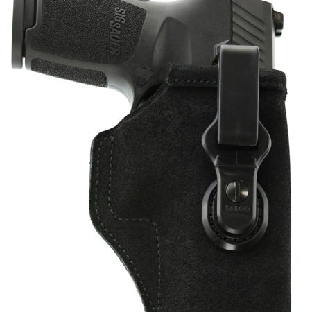 Galco TUC836B Tuck-N-Go 2.0 IWB Black Leather UniClip/Stealth Clip Fits Ruger LCP II/Ruger LCP Max Ambidextrous