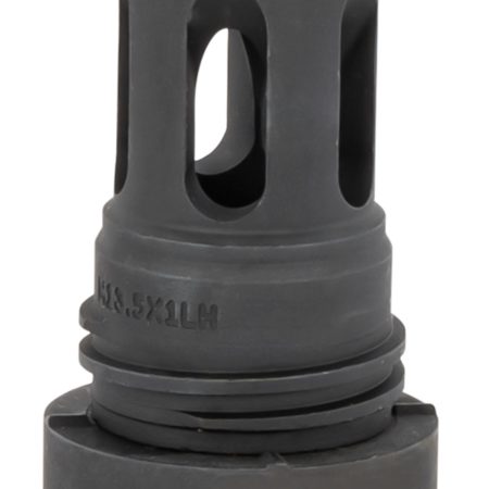 Yankee Hill 4315M13LA Mini QD Flash Hider Black Phosphate M13.5x 1 LH Threads 2.13" OAL for 5.56x45mm NATO AR-Platform