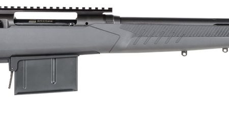 Savage Arms 57489 110 Tactical Full Size 300 Win Mag 5+1 24" Matte Black Heavy Threaded Barrel, Matte Black Picatinny Rail Carbon Steel Receiver, Adj AccuStock Matte Gray Synthetic Stock, Right Hand