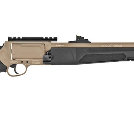 Rossi SCJT4510D Circuit Judge  45 Colt (LC) Caliber with 5rd Capacity, 18.50" Barrel, Sand Cerakote Metal Finish & Black Synthetic Stock Right Hand (Full Size)