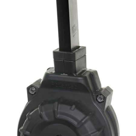 ProMag DRMA18 Standard 40rd Drum 45 ACP Fits Hi-Point 4595TS Carbine Black DuPont Zytel Polymer