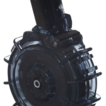 ProMag REMA2 Standard  30rd Drum 22 LR Fits Remington 597 Smoke Polycarbonate