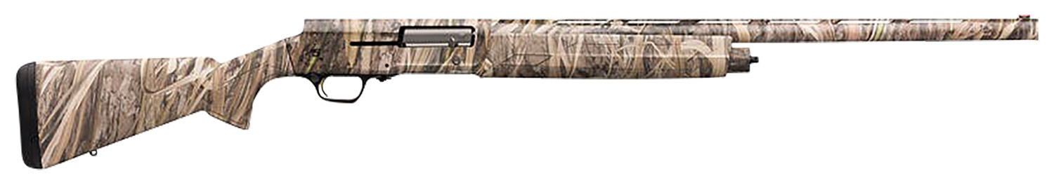 Browning 0118992005 A5 12 Gauge 26" Barrel 3.5" 4+1 Full Coverage Mossy Oak Shadow Grass Habitat, Textured Synthetic Stock With Closed Radius Pistol Grip