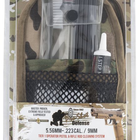 Pro-Shot MMULTICAM5569MM Rod Cleaning System Multi-Caliber Pistol/Rifle Multi-Camo Pouch Case