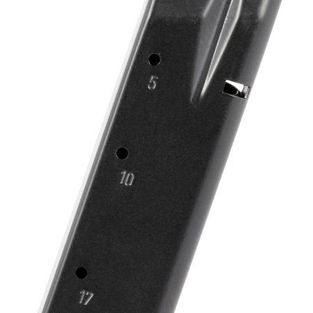 Mec-Gar MGWIT9SFAFC Tanfoglio 17rd 9mm Luger, Fits Tanfoglio Witness Sm Frame Blued w/Anti-Friction Coating Carbon Steel