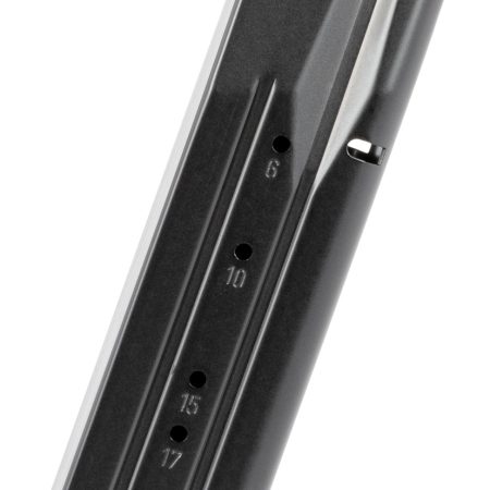 Mec-Gar MGWIT38LFAFC Tanfoglio 17rd 38 Super, Fits Tanfoglio Witness Large Frame Blued w/Anti-Friction Coating Carbon Steel