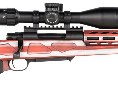 Howa HFLG30816 M1500 APC Chassis Gen2 308 Win 10+1 16.25" Barrel, American Flag Cerakote Receiver, American Flag 6 Position Luth-AR MBA-4 with Aluminum Chassis Stock, Black Polymer Grip