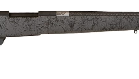 Howa HSCF65CGRY M1500 HS Precision 6.5 Creedmoor 5+1 24" Black Carbon Fiber Steel Barrel, Black Steel Receiver, Gray w/Black Webbing HS Precision Synthetic Stock