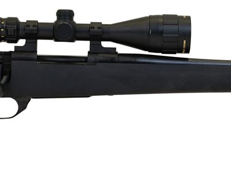 Howa HGP265PRCB M1500 Gamepro Gen2 6.5 PRC 3+1 24" Threaded Barrel, Blued Metal Finish, Black Fixed Hogue Pillar-Bedded Overmolded Stock, Includes GamePro 4-12x40mm Scope
