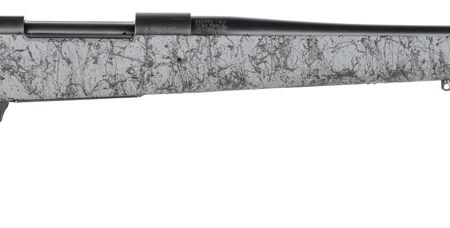 Howa HHS43531 M1500 HS Precision 300 PRC 3+1 24" Threaded Barrel, Black Steel Receiver, Gray w/Black Webbing HS Precision Synthetic Stock