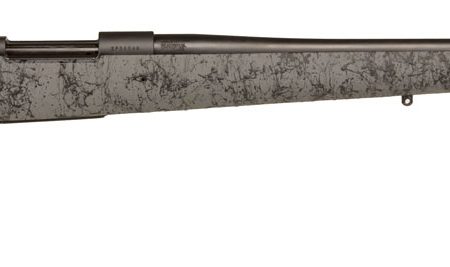 Howa HHS45531 M1500 HS Precision 6.5 PRC 3+1 24" Threaded Barrel, Black Steel Receiver, Gray w/Black Webbing HS Precision Synthetic Stock