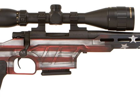 Howa HMXL65GUSA M1500 Mini Excel Lite 6.5 Grendel 5+1 20" TB American Flag Cerakote Black Folding HTI Excl Lite Chassis Stock