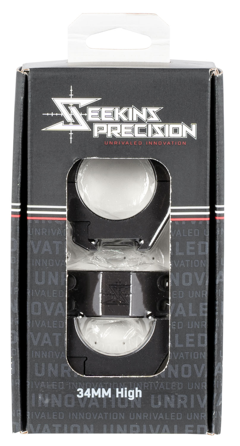 Seekins Precision 0010630006 Scope Rings Matte Black 34mm High