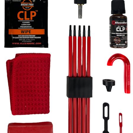 KleenBore SAF300 SAF-T-CLAD Universal Classic Cleaning Kit 22 Cal - 12 Gauge Handguns / Rifles / Shotguns