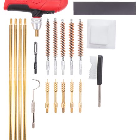 Birchwood Casey RIFCLNKI Rifle Cleaning Kit 21 Pieces Black/Red