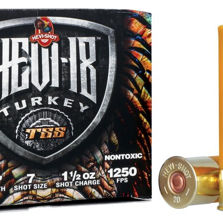 HEVI-Shot HS7007 HEVI-18 TSS Turkey 20Gauge 3" 1 1/2oz Tungsten 7Shot 5 Per Box/10 Case