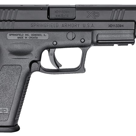 Springfield Armory XD9401 XD Tactical *CA Compliant 9mm Luger 10+1, 5" Black Melonite Steel Barrel, Black Melonite Long/Serrated Steel Slide, Black Polymer Frame w/Picatinny Rail