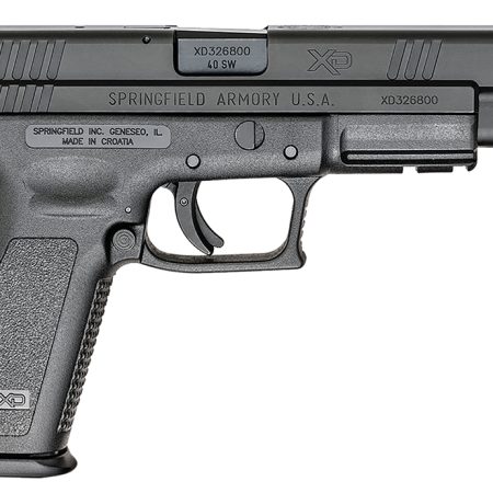 Springfield Armory XD9402 XD Tactical *CA Compliant 40 S&W 10+1 5" Black Melonite Steel Barrel & Serrated Steel Slide, Black Polymer Frame w/Picatinny Rail
