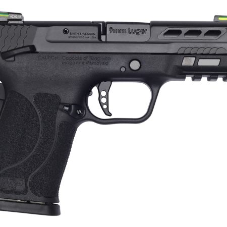 Smith & Wesson 13223 Performance Center M&P Shield EZ M2.0 9mm Luger 3.83" 8+1 Matte Black Black Armornite Stainless Steel Ported Slide Black Polymer Grip