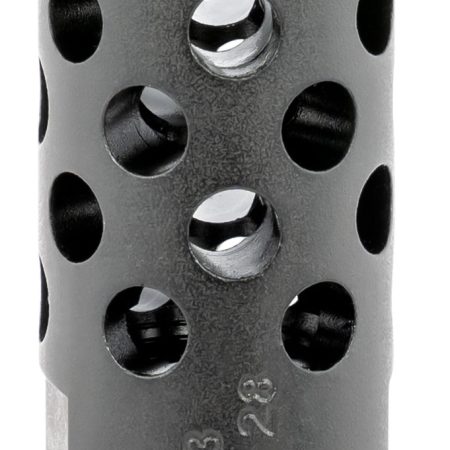 Ruger 90486 Radial Ported Muzzle Brake Black Oxide Steel 1/2"x28 Threads, 1.75" OAL .75" Diameter, 5.56 NATO