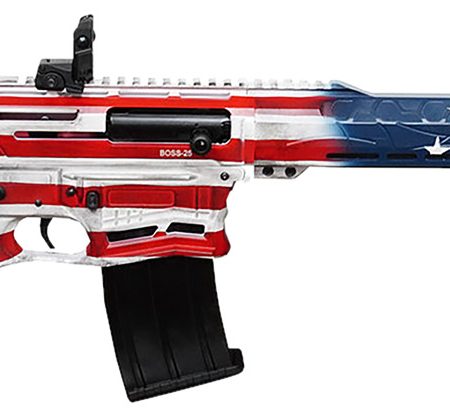 Citadel CBOSS2512USA Boss-25 12 Gauge 3" 18.75" 5+1 American Flag Cerakote Rec/Barrel Black Fixed Adjustable Comb Stock Right Hand