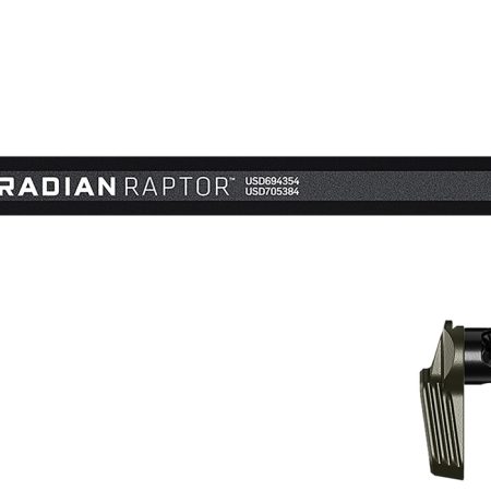 Radian Weapons R0665 Raptor  Charging Handle & 45/90 Talon Safety, Radian OD, Ambi Controls, Fits Mil-Spec AR-15/M16 Platform
